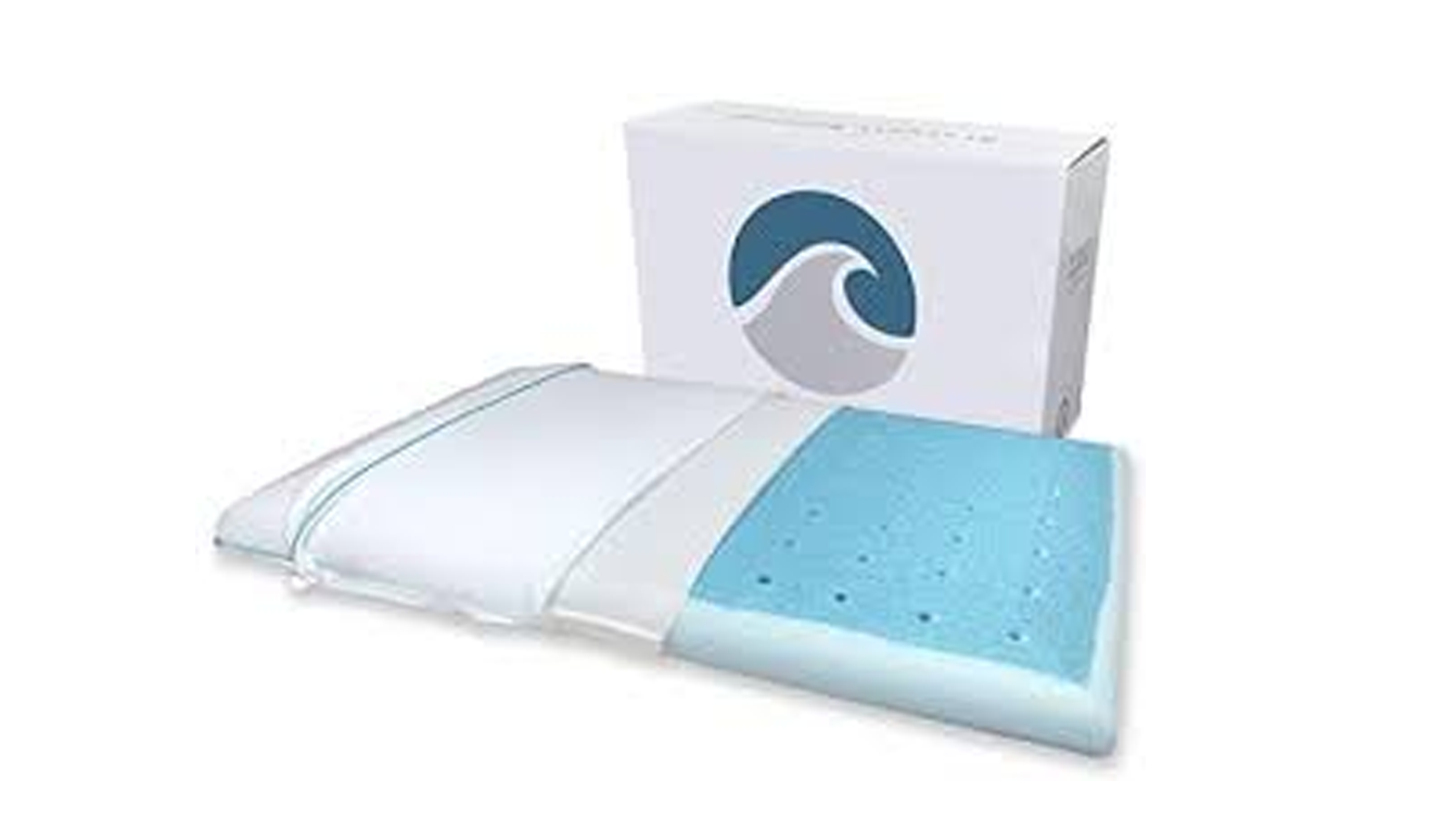 11. Bluewave Bedding Ultra Slim Gel Memory Foam Pillow 